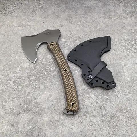 PSRK Full Tang 14C28N Steel Axe G10 Or Micarta Handle Multipurpose Wood Cutting Rescue Axe Outdoor Survival Camping  EDC Tool