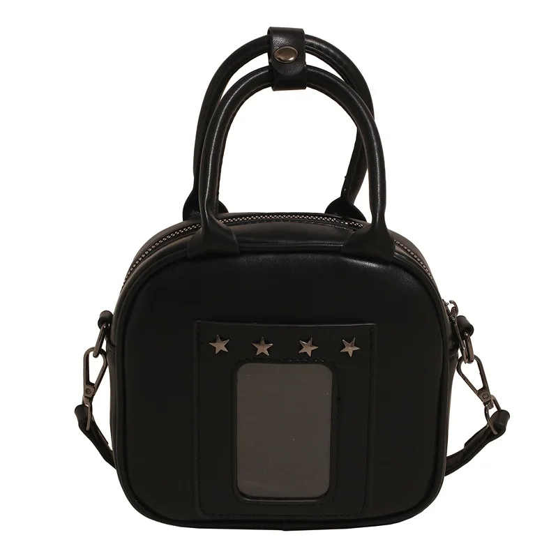 

2025 New Korean Style Crossbody Bag for Women, Genuine Leather Multi-way Shoulder Purse, Vintage Chic Large Capacity Tote