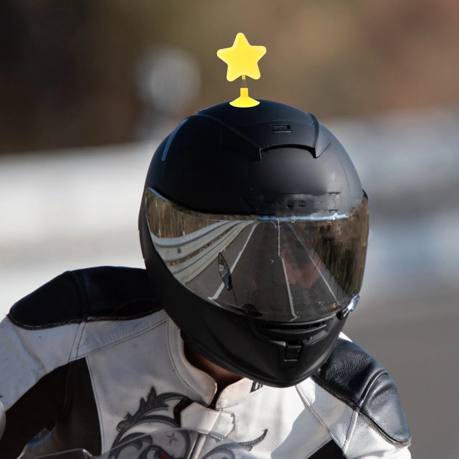 

Звездообразное украшение для мотоцикла, велосипеда, лыж, с присоской, вращающиеся звезды, универсальное украшение для автомобиля