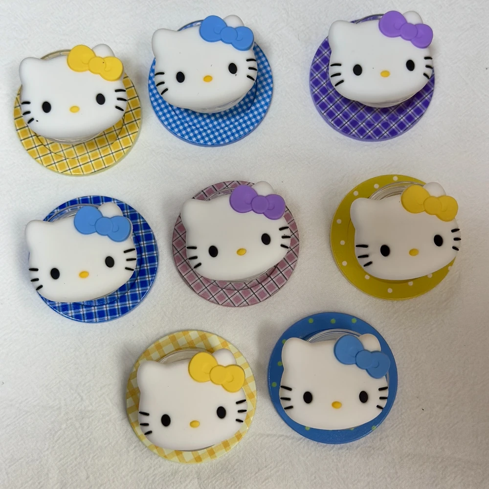 Simpatico cartone animato Sanrio Hello Kitty Supporto magnetico Grip Tok Griptok Supporto per supporto per telefono Supporto per iPhone Samsung Magsafe Smart Tok