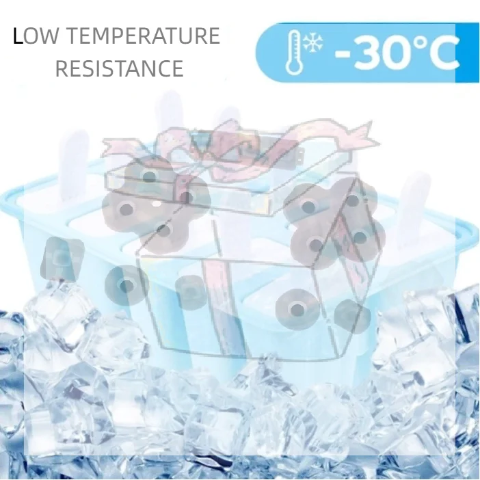 

Reusable Silicone Popsicle Molds 4/6/10 Grids Easy Release DIY Homemade Ice Cream Bar Mold For Household Making Fruit Ice Mold