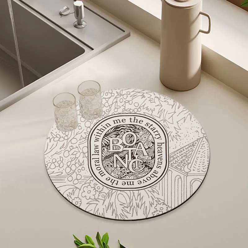 1/2PCS Placemats Plate Mat Household Decorative Anti-scalding Non-slip Heat Insulation Kitchen Countertop Absorbent