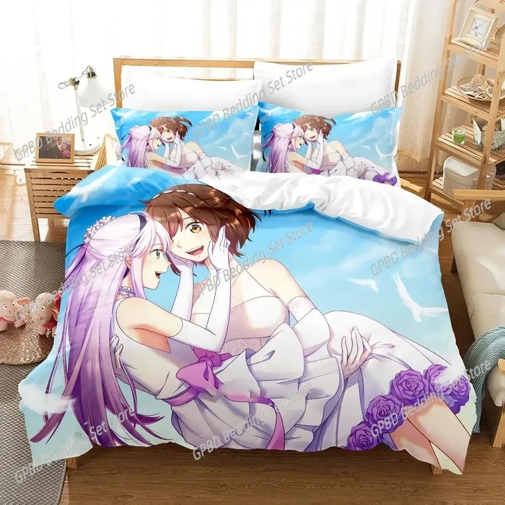 

Anime Toji no Miko Kanami Etou Bedding Set Bedroom Soft Modern Bedspreads Comefortable Duvet Cover Quilt Cover And Pillowcase