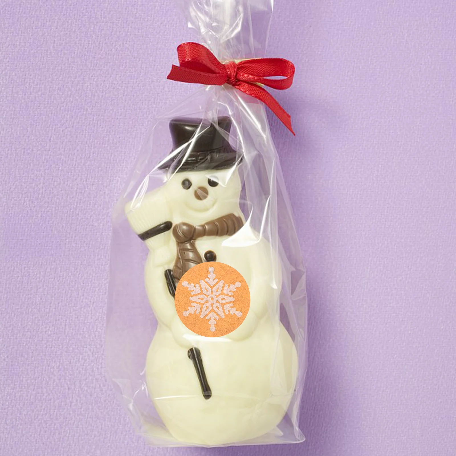 500 قطعة عيد الميلاد ندفة الثلج ملصقات بمادة لاصقة الذاتي عصا الحلوى البسكويت حقيبة ختم هدية التعبئة عيد الميلاد تسميات الشارات