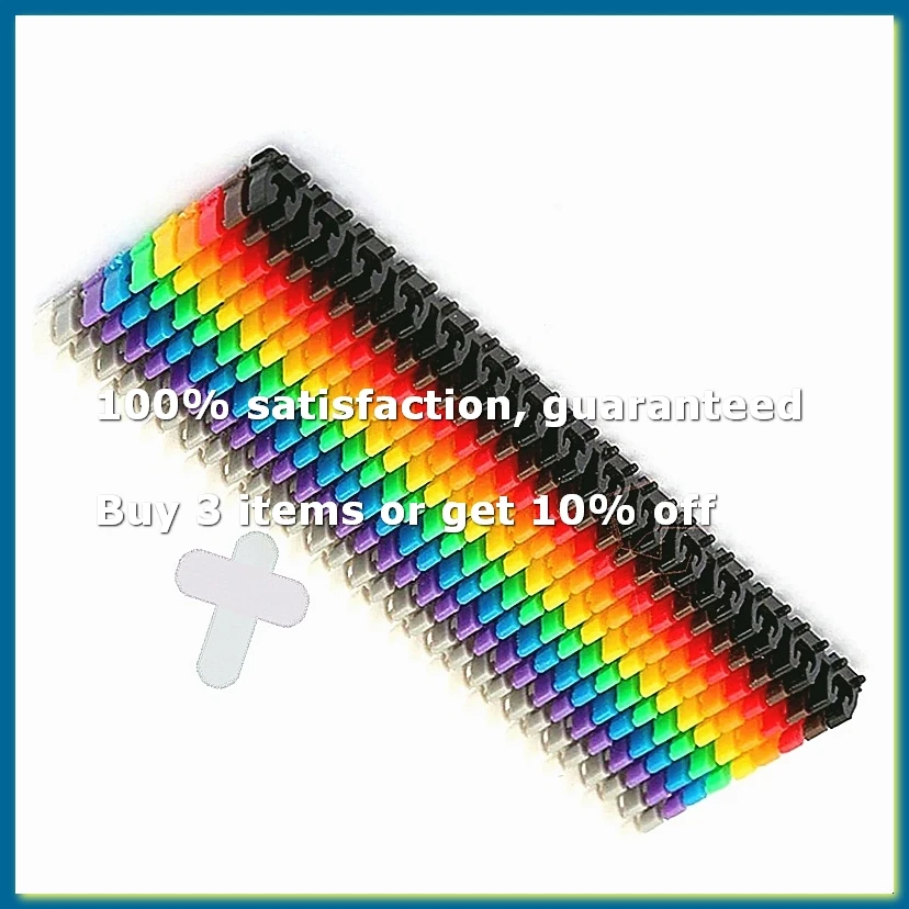 ●Clip-on String Cable Marker Boxed Plastic Number Number Wire Label Tube Set Color Cable Marker (150PCS KCM-1.5MM)-ABFB