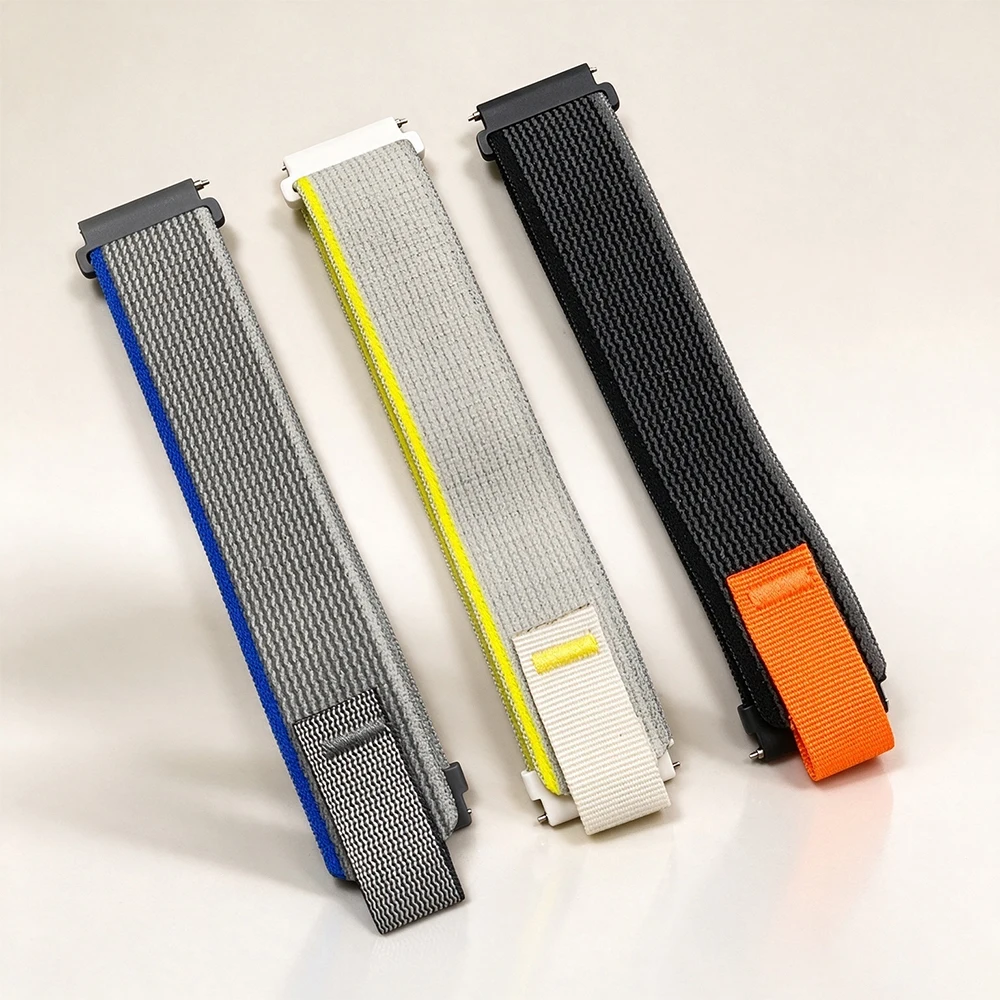 20/22mm Watch Band for Huawei GT 7 Pro GT Runner2 Sport Bracelet Huawei Watch 5 4 3 Pro GT 7 6 5 4 3 2 Ultimate Nylon Loop Strap