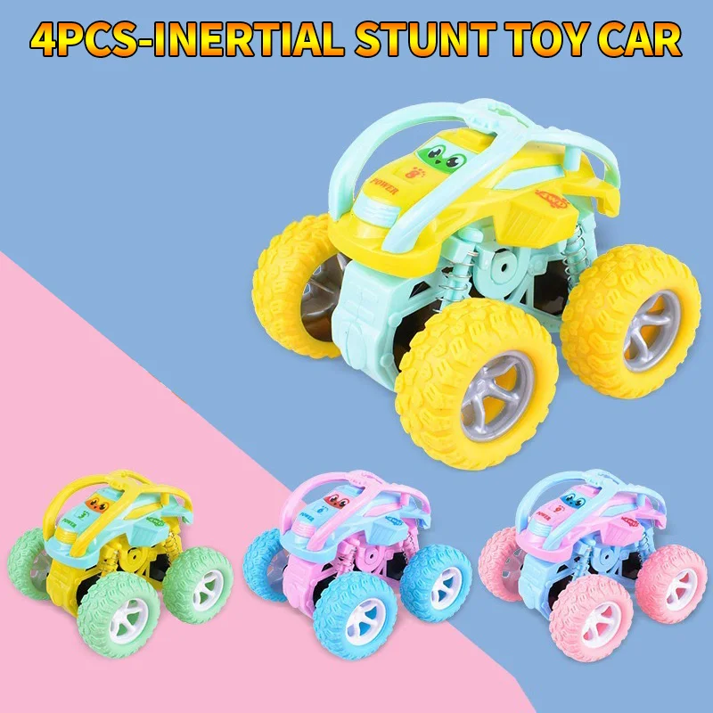 4 Stück, 2 Stück, 1 Stück – Trägheits-Stunt-Geländewagen
