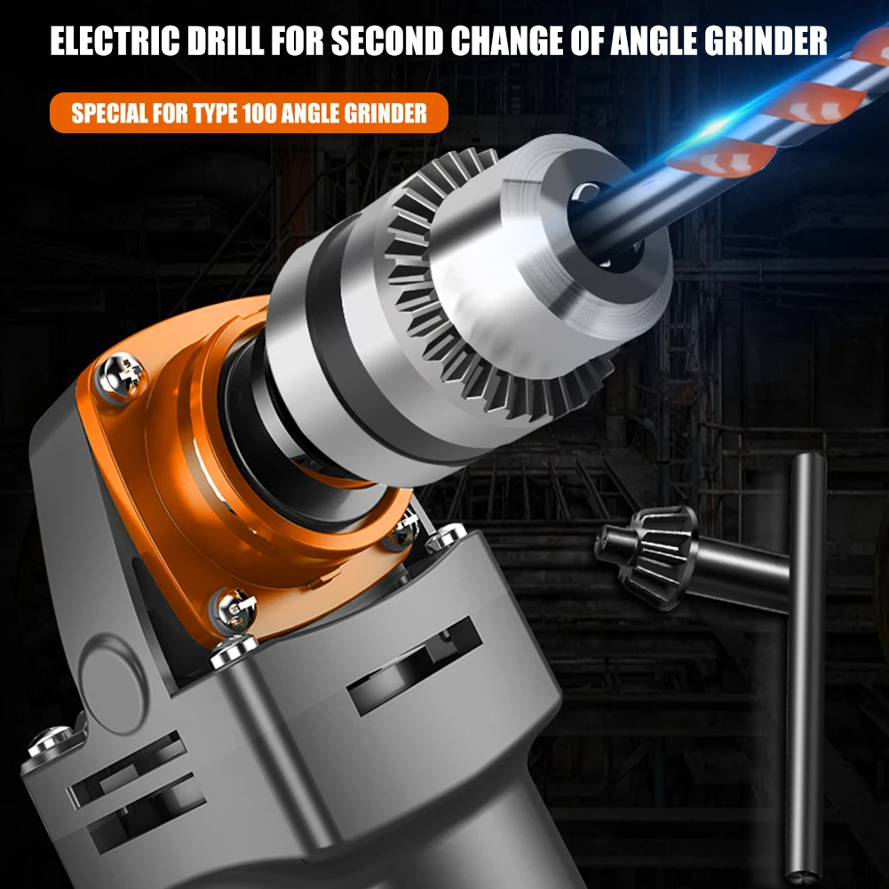 Angle Grinder Electric Drill Conversion Collet 10mm Chuck Holder Power Drill Convert Adapter M10 For 4\