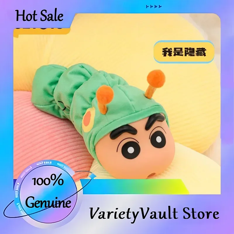 

Фигурка аниме Crayon Shin Chan-игрушка для рыбалки, коллекционная слепая коробка, позовая модель для фанатов, подарок для взрослых и детей