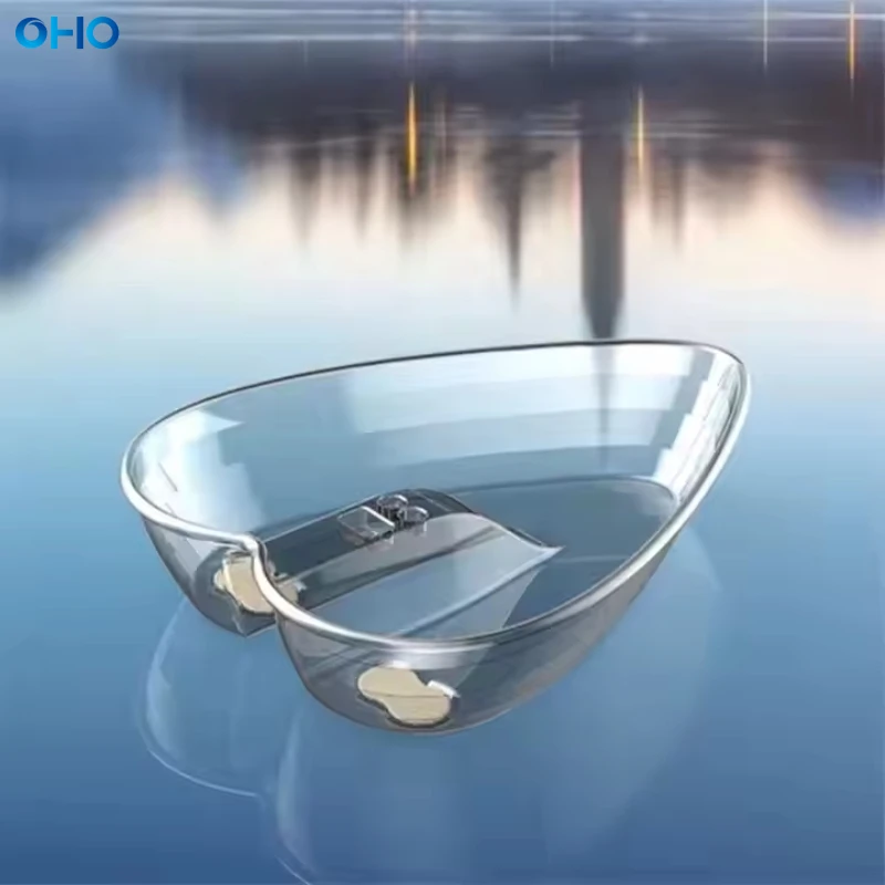 

Heart-Shaped Transparent PC+Aluminum Kayak, Vacation Hotel/Water Park Touring Boat