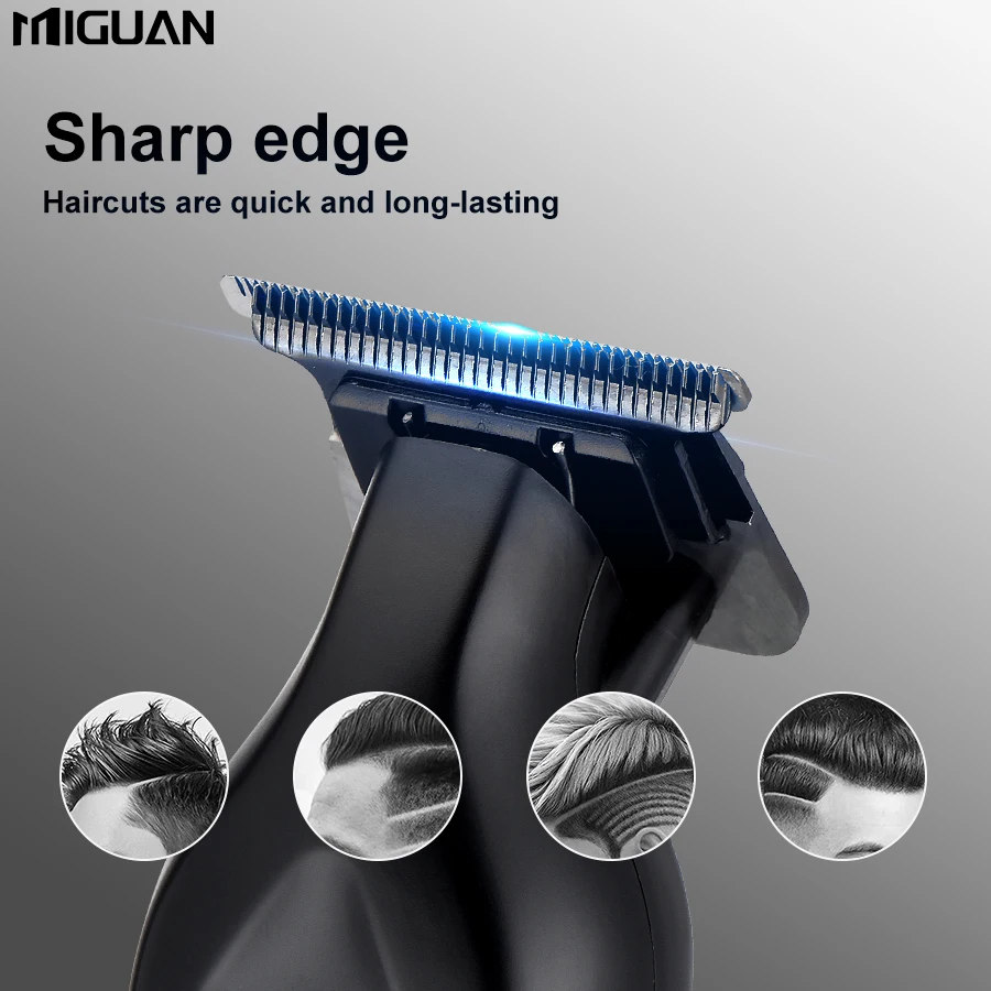 ماكينة قص الشعر الكهربائية، أداة احترافية لقص الشعر، مع 4 أمشاط محدودة، شحن USB، أداة قص الشعر للرجال، قص الشعر