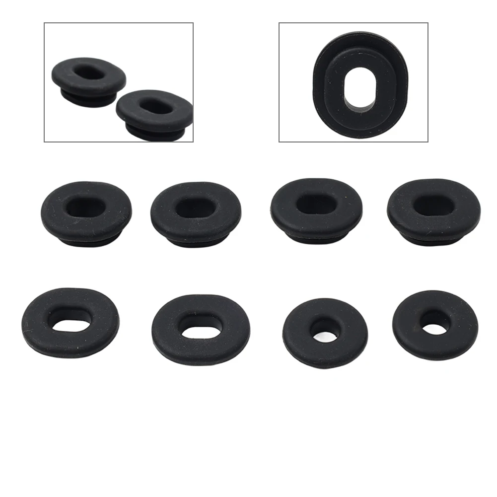 8 Pcs/Set Motorbike Rubber Side Cover Grommets Set Black For Honda Goldwing GL1500 1988-2000