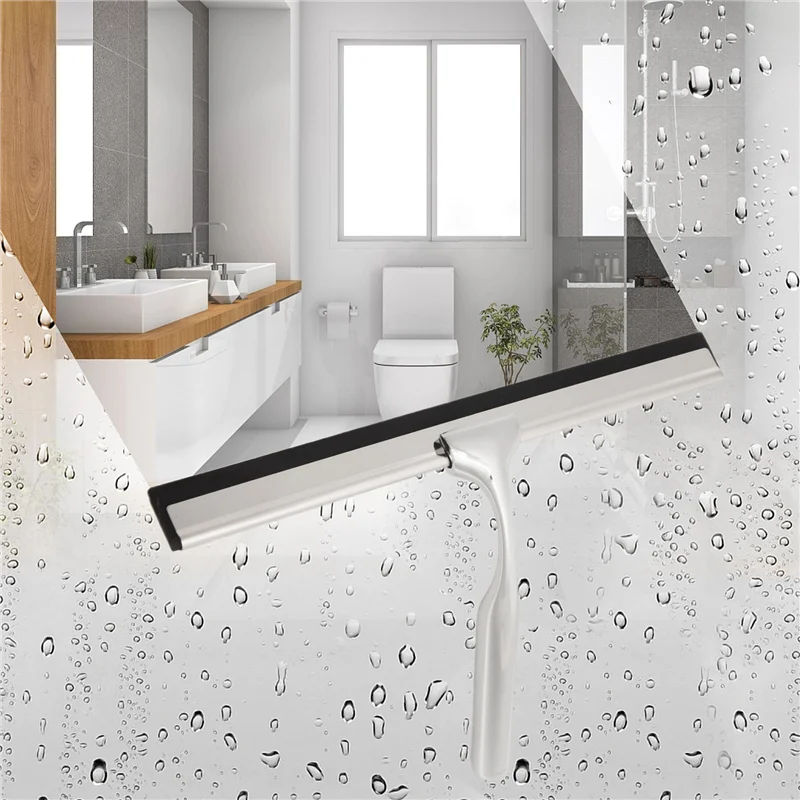 

A38M скребок для душа, скребок для душа из нержавеющей стали для душевых дверей, ванной комнаты, окон и автомобильного стекла