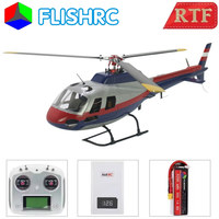 FL450 V2 FLISHRC  AS350 Squirrel 450 Size Scale Helicopter 6CH GPS with H1 Flight Control RTF RC Heli Hobby,Outdoor Fun