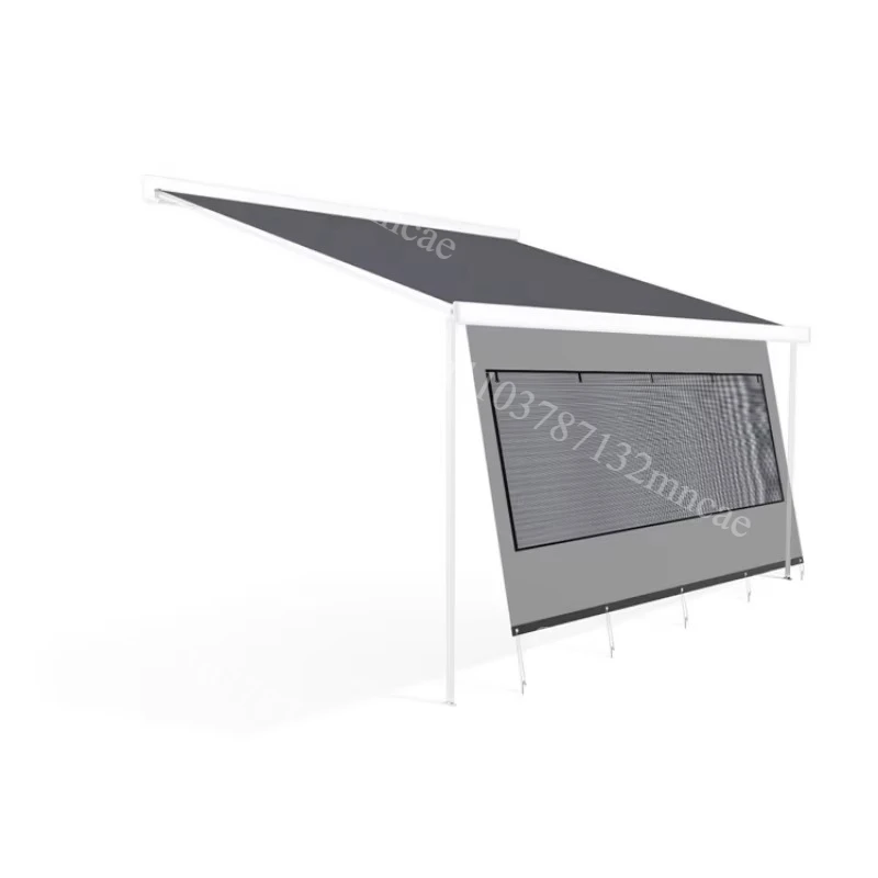 RV Expansion Side Canopy Oxford Fabric Outdoor Car Side Slide Awning Retractable Car Side Awning