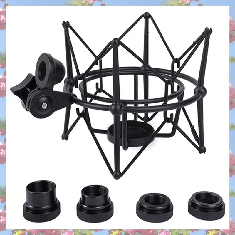 

Top Sale Microphone Shock Mount Adjustable Mount Recording Mic Stand Metal Bracket Pod Microphone Stand