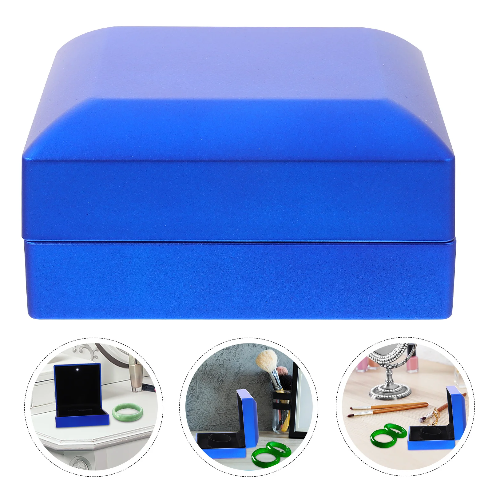 

Compact LED Lighting Bracelet Jewelry Gift Box Creative Stylish Jewelry Storage Case for Anniversary Wedding Storage Box