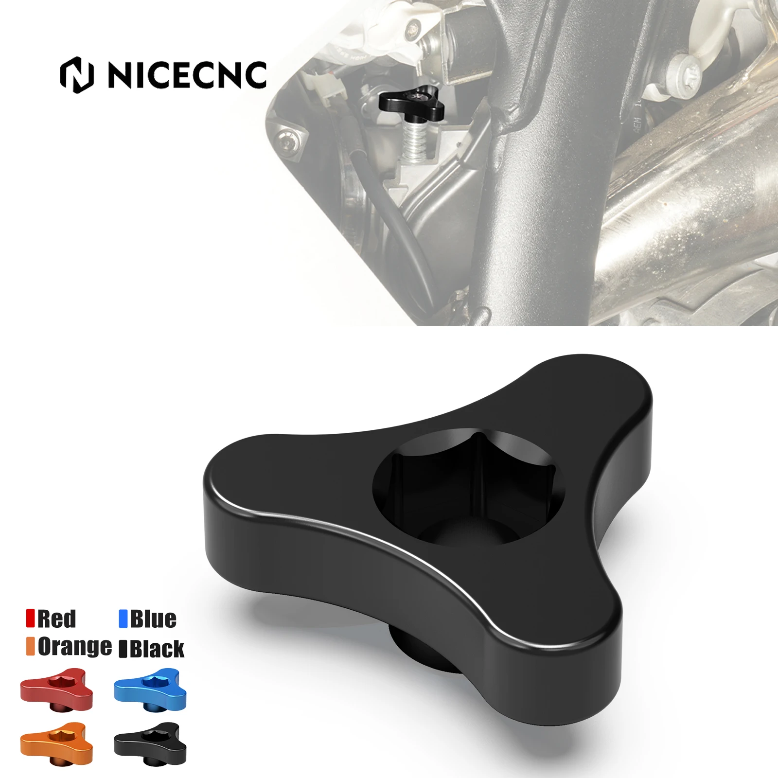 

NICECNC For Husqvarna 2024 TE 300 TE 250 TE 150 TPS Idle Knob Adjuster TX 300 TX 125 2023-2024 For KTM EXC 300 For GasGas EC 300