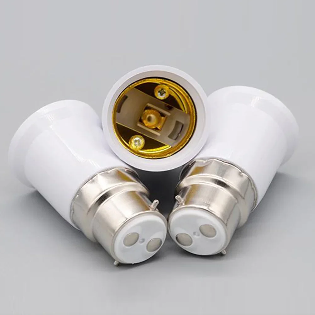 1pc Light Bulb Adaptor Bayonet BC B22 To ES E27  Lamp Converter Holder Light Adapter Lamp Holder Lighting Parts