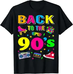 Men's Women's Kids Vintage Retro Back To 90's Graphic Design T-Shirt Streetwear Camisetas Graphic T Shirts