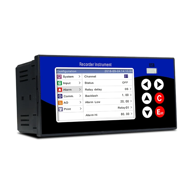 

Hot Sale Jujea Paperless Pressure Recorder Multi-channel Current and Voltage Data Recorder GT68R