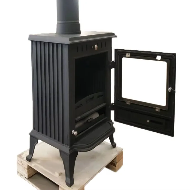 Hot Sale Multifunctional Indoor Wood Coal Burning Fireplace Practical Modern Design Fast Cook Smokeless Stove Cast Iron Material