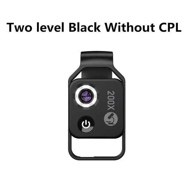 APEXEL 200X digital mikroskop objektiv mit CPL mobile LED Licht guide micro tasche makro linsen für iPhone Samsung alle smartphones