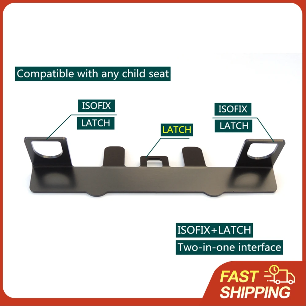 

Universal Car Child Seat Restraint Anchor Mounting Kit for ISOFIX Belt Connector on Compact SUV & Hatchback for Off-road Vehicle