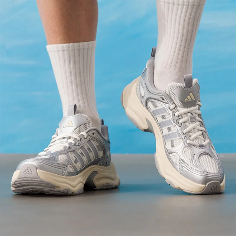 Adidas  Silver Mesh Chunky XLG Fin Pulse Dad Sneakers  Dreamstrike Cushion Platform Walking Shoes Men Women KH6360