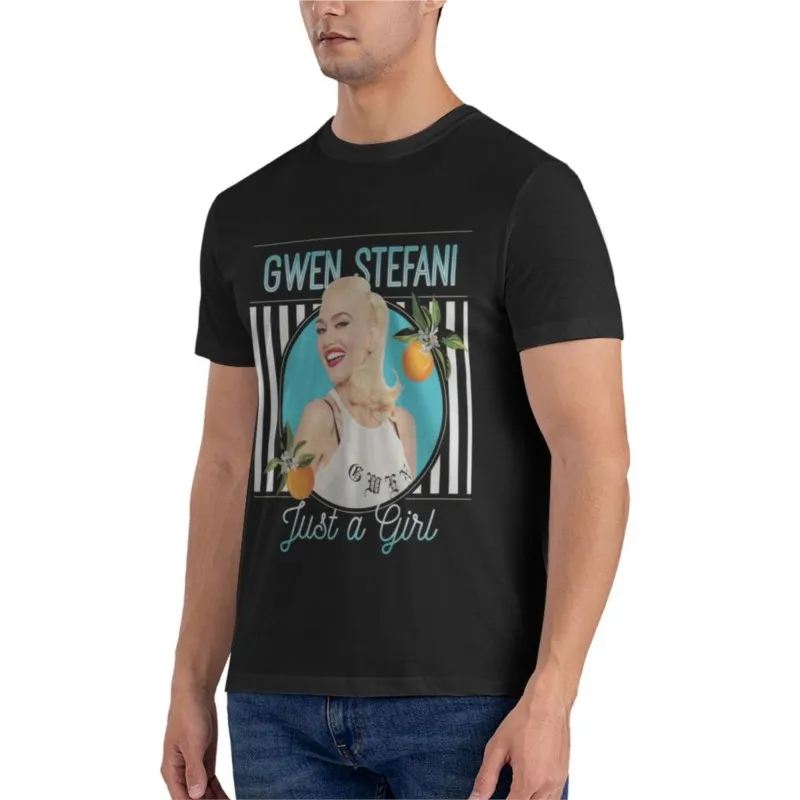 Camiseta de Gwen Stefani para hombre, Camisa ajustada personalizada, diseña tu propia camiseta de verano, 2021