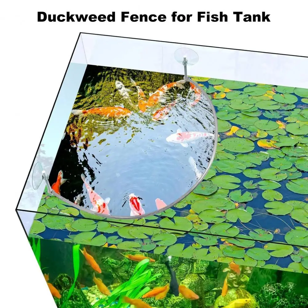 Duckweed Containment System Aquarium Floating Plant Corral Fence Set for Fish Tank Aquatic Plant for Separating for Aquarium