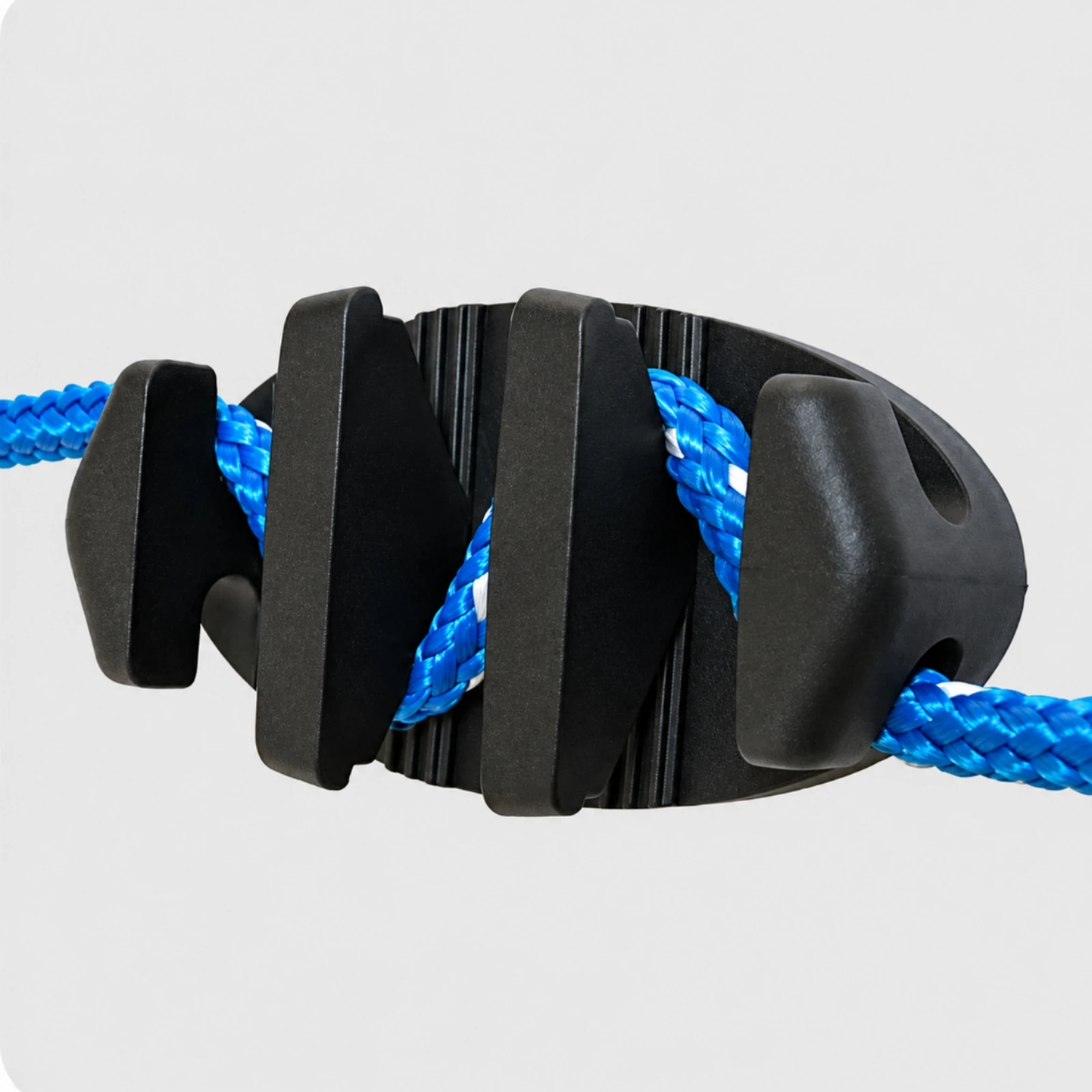 Nylon Marine Rope Clamp High Strength Anchor Rope Clamp Cleat Compact Slim for Boating, Kayaking