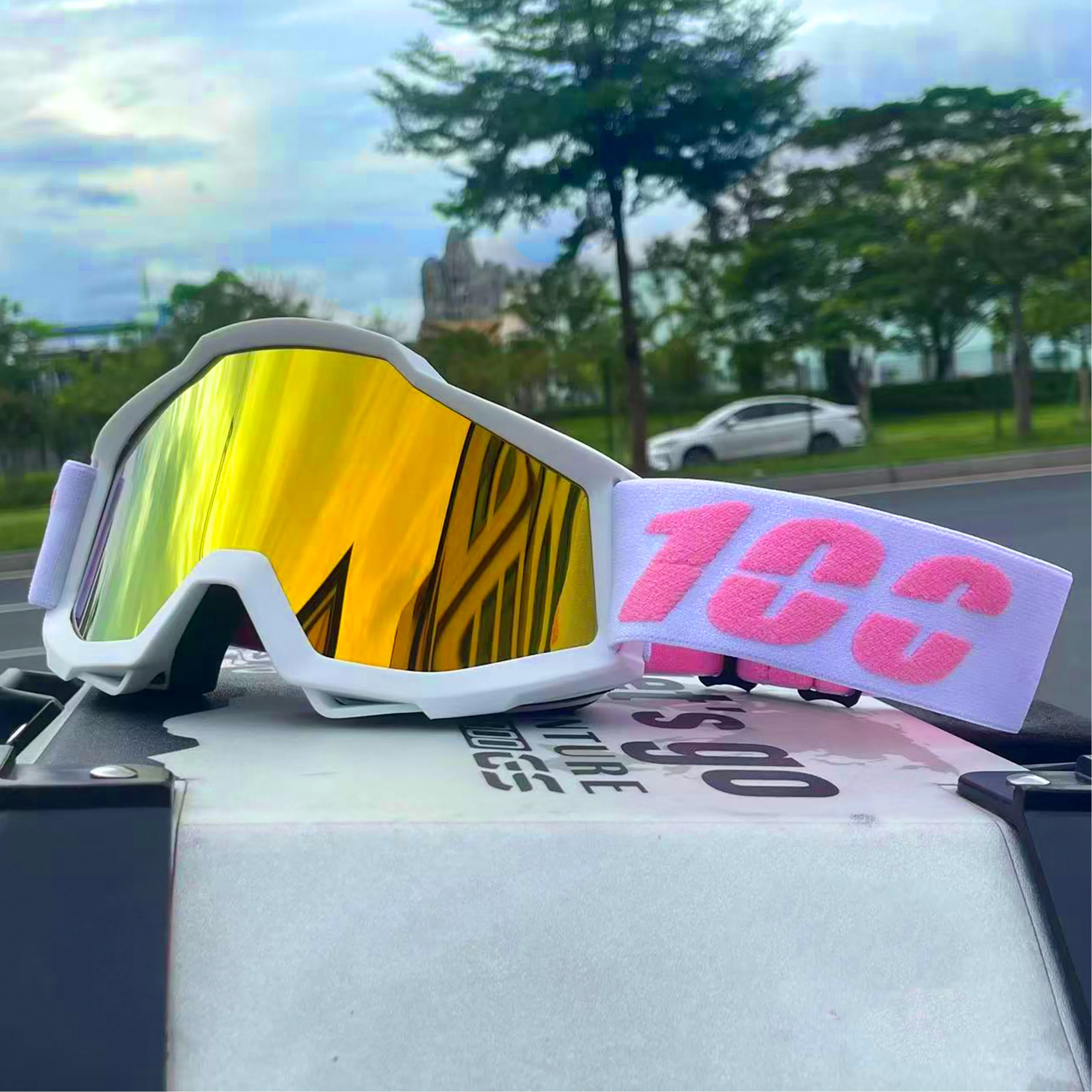 Neueste MX Motorradbrille Off-Road Motorradbrille Herren MTB ATV Maske Winddichte Schutzausrüstung Radfahren Renngebrille