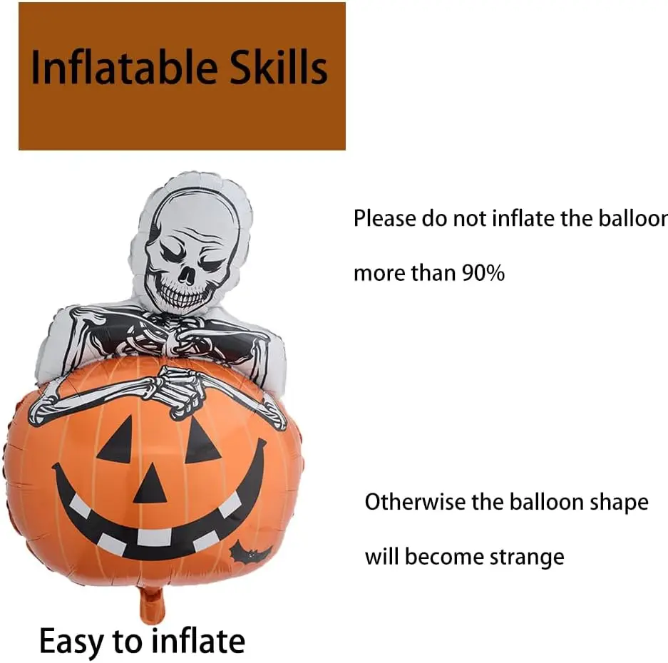 بالون شبح أبيض رعب موضوع لوازم تزيين الحفلات عيد الهالوين زينة عيد الميلاد مجموعة قوس البالونات للحفلات #4