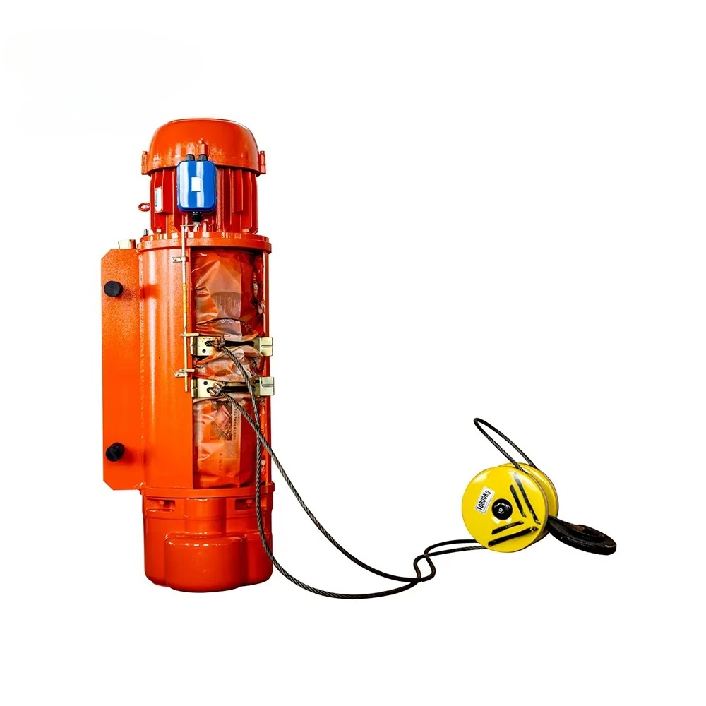 Electric Motor Driven Overhead Eot Crane Single Girder Cable Wire Rope Hoist 30 Ton