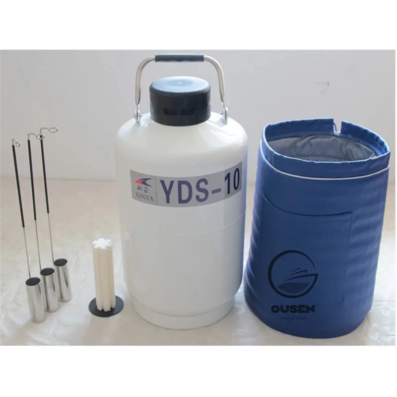 YDS-10 3/6/10/15/30L Cryogenic Dewar Container With Nitrogen