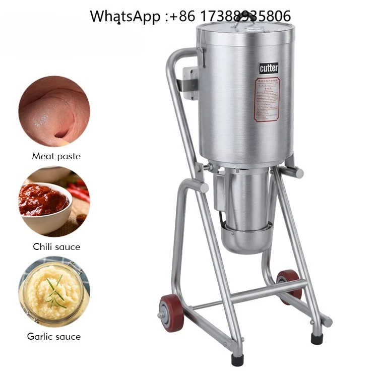 Industrial Food Chopper Machine Vegetable Cutter Food Processor Electric Garlic Chopper Meat Chopper for Garlic Ginger Chili