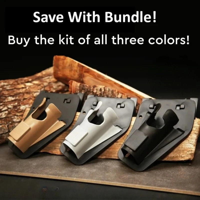 

Slide-in Fishing Rod Hip Holsters Pro Fishing Waist Pack Durable Plastic Hip Bait Bag With Quick Access Compartments Tool