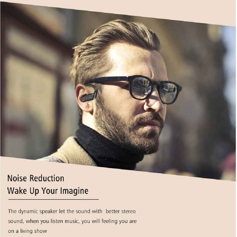 Sport cuffie Wireless Bluetooth con microfono IPX5 ganci auricolari impermeabili Display a LED auricolare Bluetooth cuffie Stereo HiFi per musica