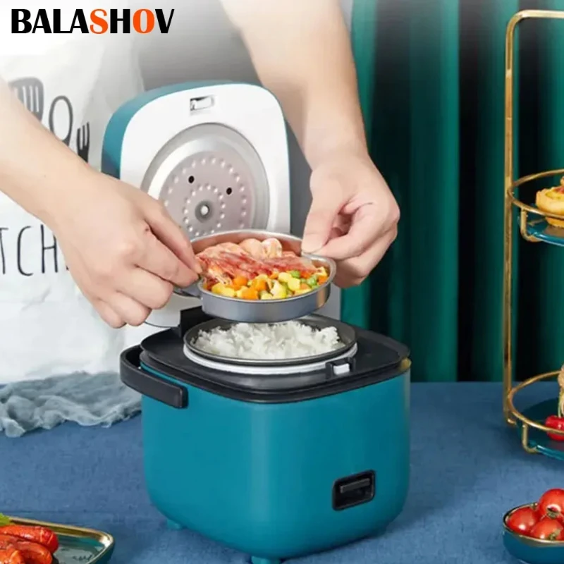 Smart Electric Rice Cooker Multicooker Mini Electric Cooking Pot Non-Stick Cooker 1-2 People Household Kitchen Appliance 220V