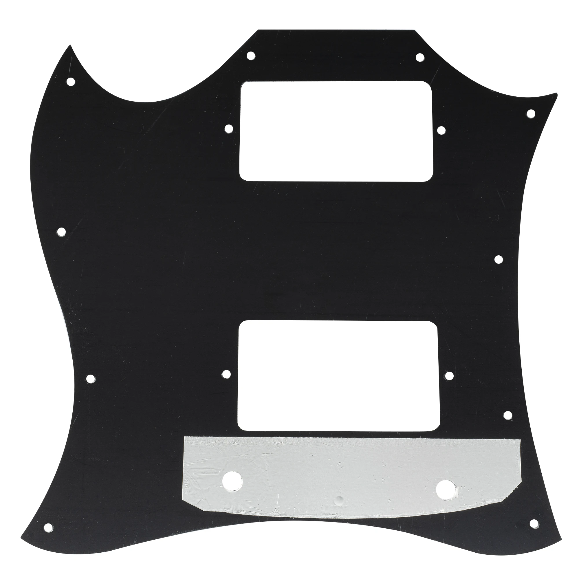 Musiclily Pro 11-Hole Large Full Face Guitar Pickguard for Import SG