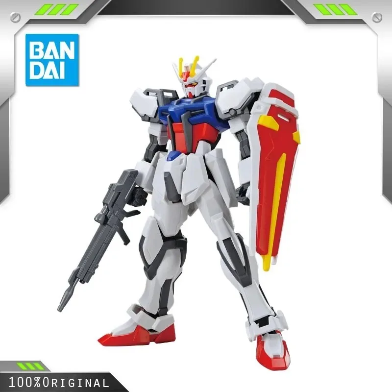 BANDAI Strike Gundam EG ENTRY GRADE GAT-X105 1/144 New Mobile Report Gundam Assembly Plastic Model Kit Action Toys Figures Gift