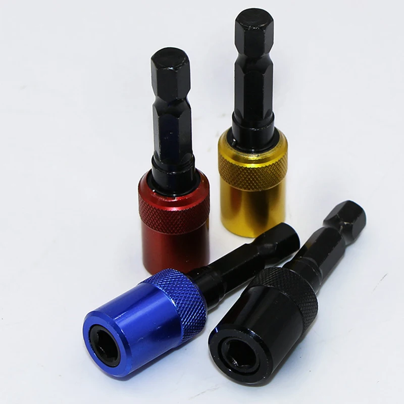 Self-locking Rod Hexagonal Handle Quick-release Electric Drill Screwdriver Extension Rod Quick-change Batch Head Extension Rod