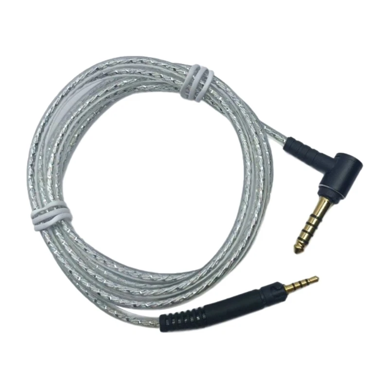 Cable repuesto para auriculares R91A Audiophiles, placa plateada, para auriculares HD598/599HD558HD518/HD599/HD569, enchufes