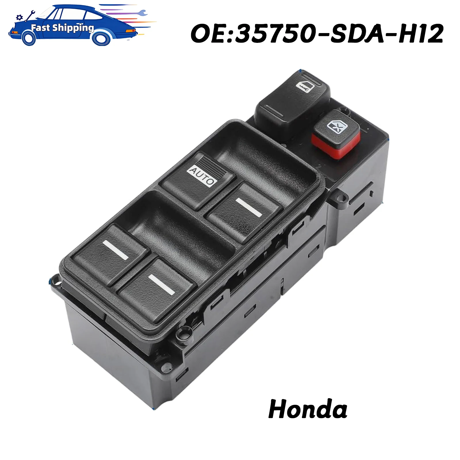 

35750-SDA-H12 Auto Electric Power Window Switch Master Controller Switches Button For Honda Accord 2003 2004 2005 2006 2007