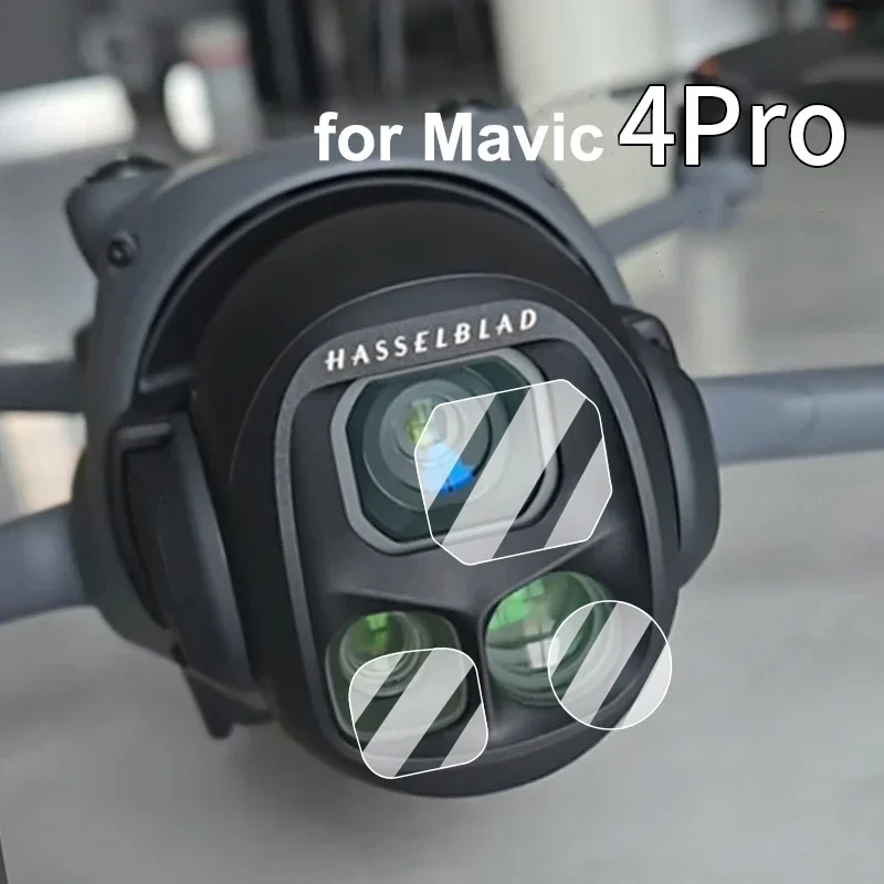 2Pcs Tempered Glass Film for DJI Mavic 4 Pro Anti-scratch Screen Protective Camera Lens 9H HD Image Glass Cover Drone Accessory