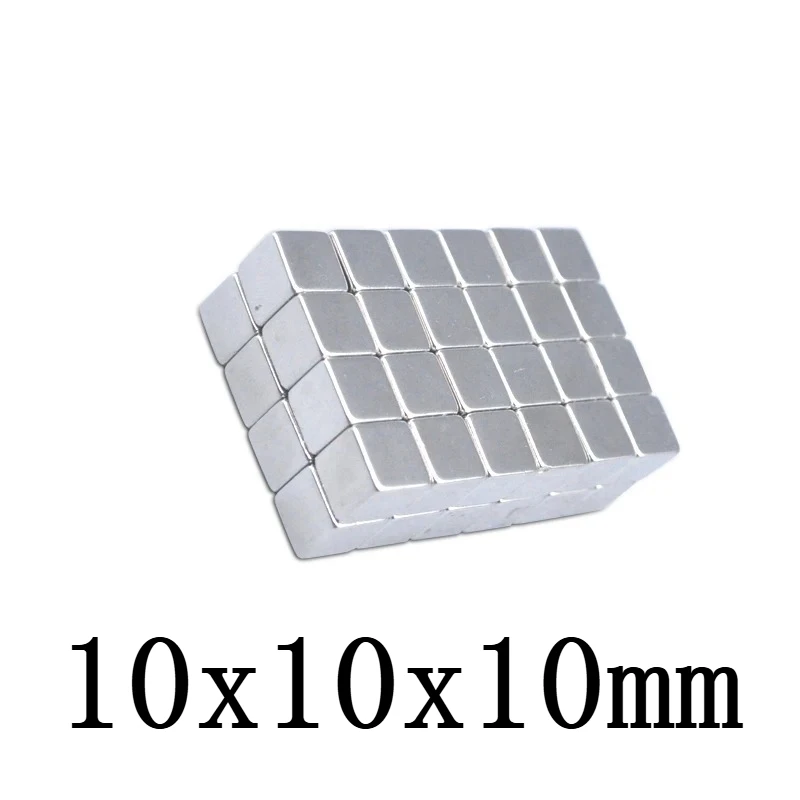 10x10x10 Square Magnets Neodymium Magnet 10x10x10mm Permanent NdFeB Block Super Strong Magnet 10*10*10
