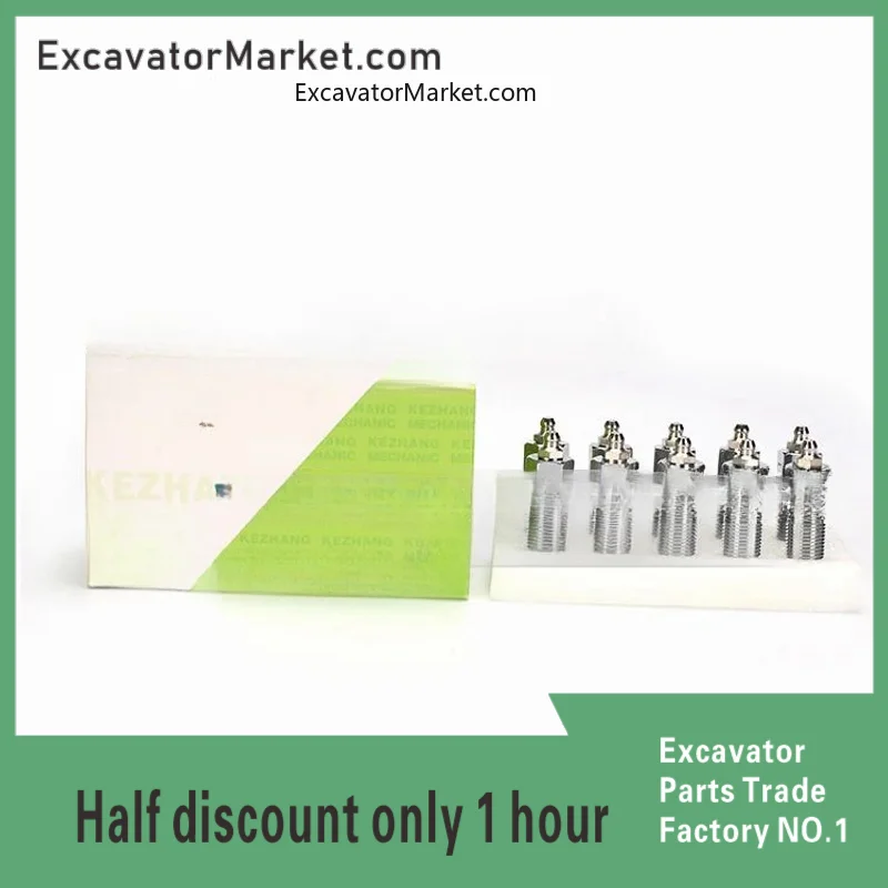 Excavator Accessories for Tightening Oil Cylinder R60-7 80 215 225-7 265 Chain Fitting Stainless Steel Grease