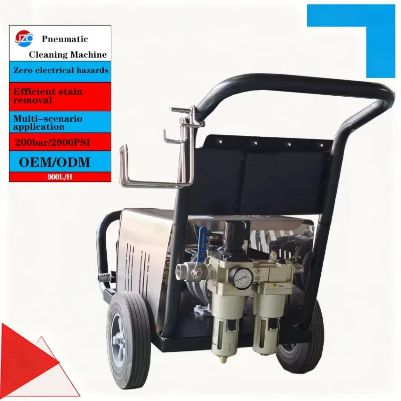 New Heavy Duty High Pressure Cleaner 200 Bar With Stainless Steel Cover 9.5HP Cold Water Cleaning 15L/min Flow Rate