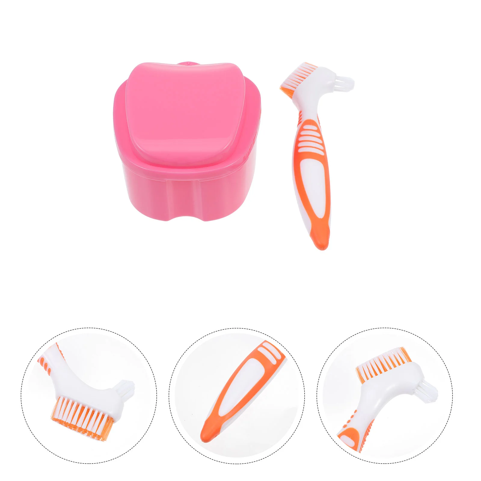 

Tooth Fairy Pillow False Toothbrush Set Oral Care Supplies Denture Container Miss